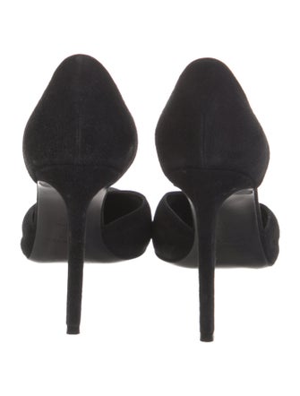 Saint Laurent Suede D'Orsay Pumps