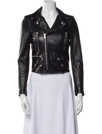 Saint Laurent Leather Biker Jacket
