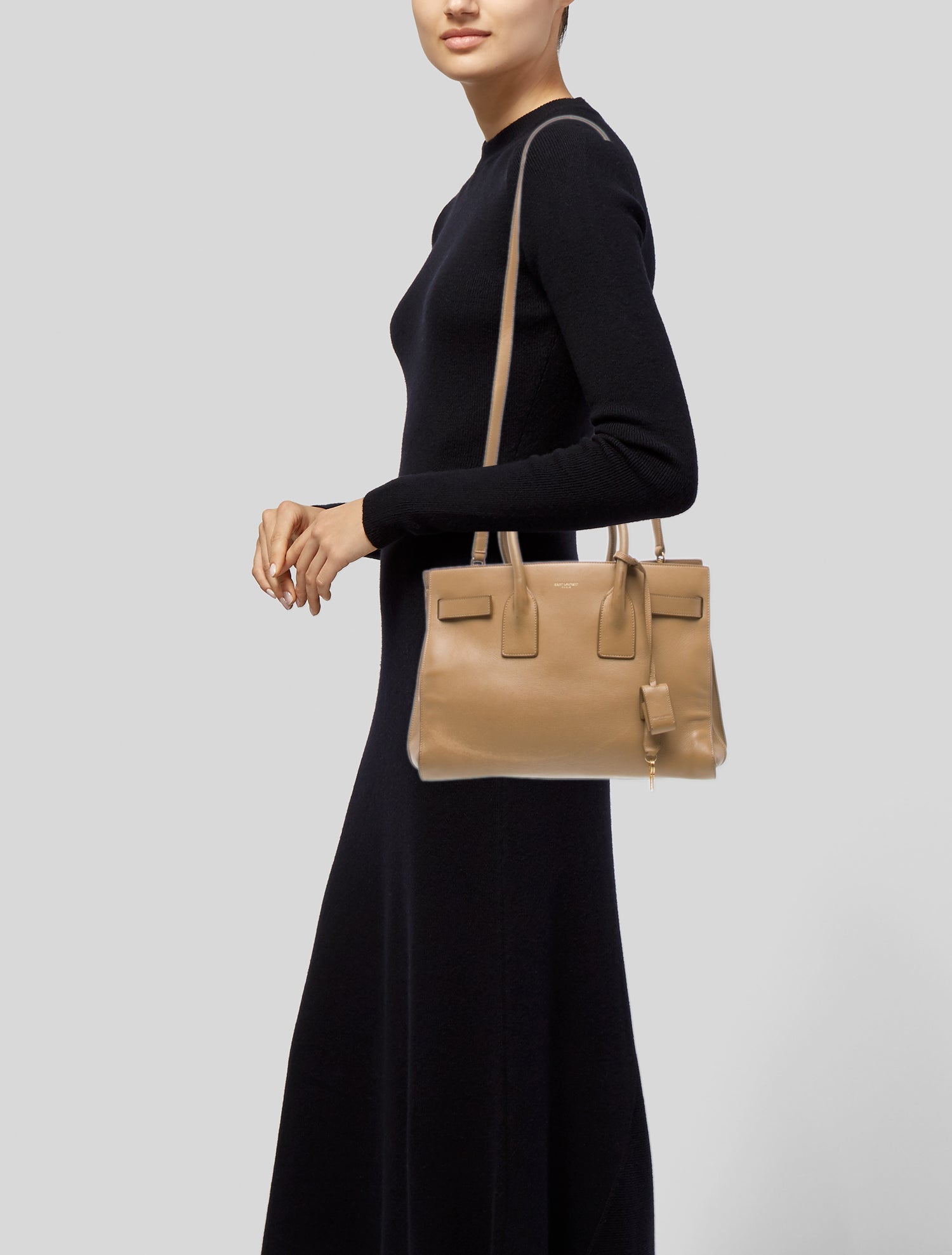 Saint Laurent Leather Sac De Jour Small