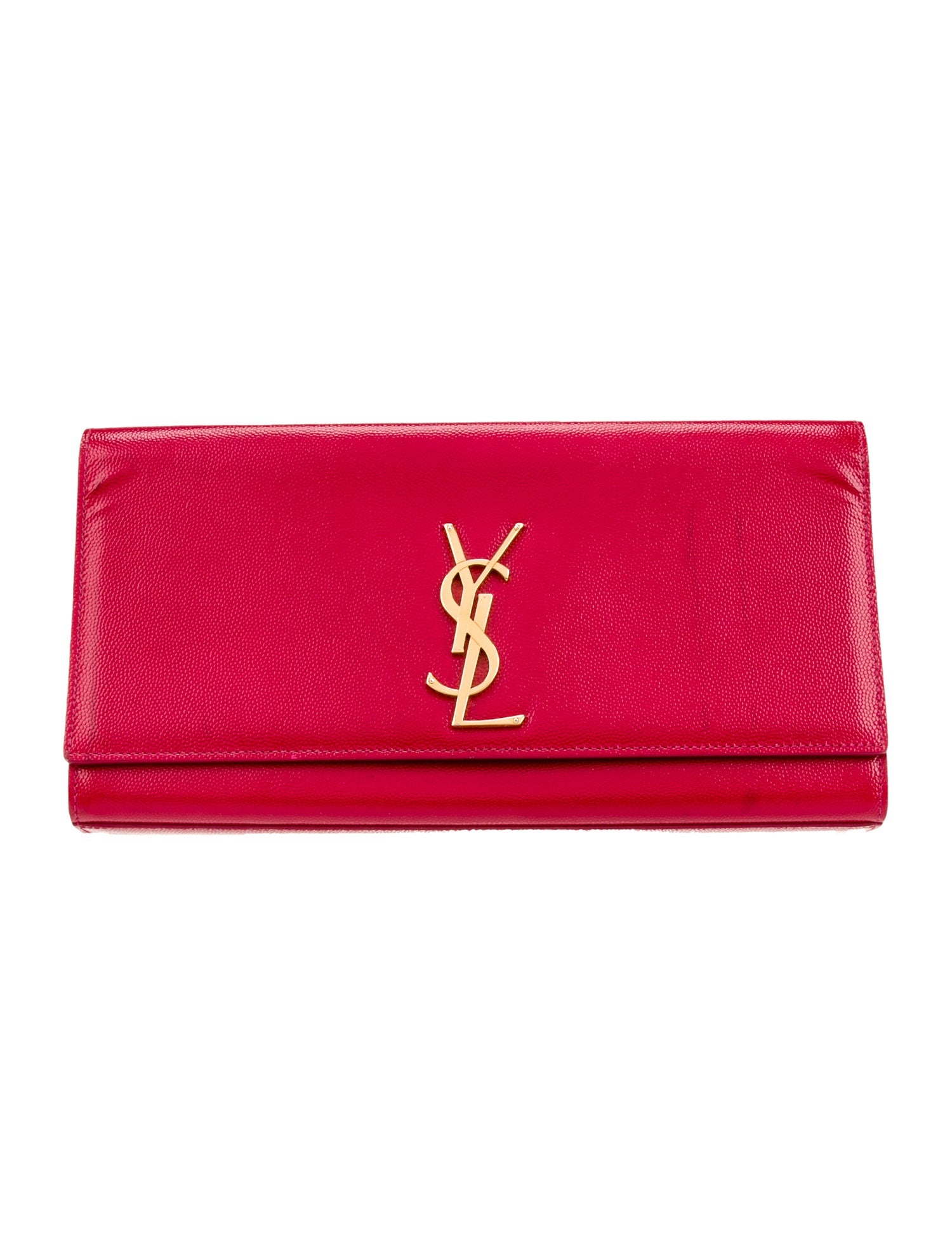 Saint Laurent Patent Leather Cassandre