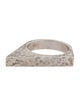 Saint Laurent Hammered Asymmetrical Ring