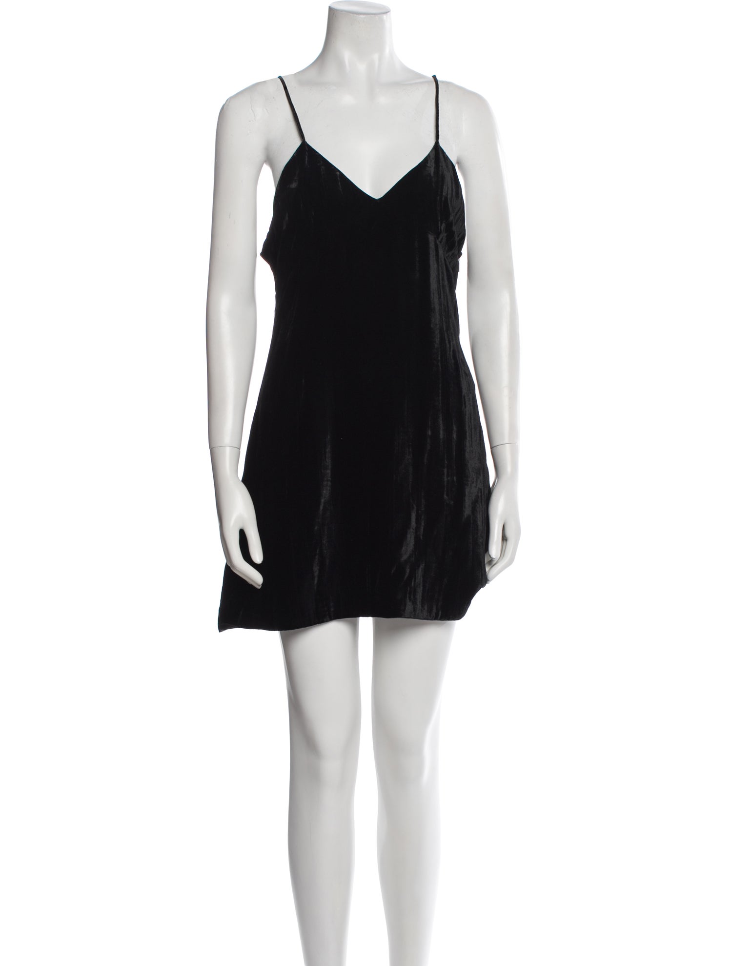 Saint Laurent Velvet Mini Dress