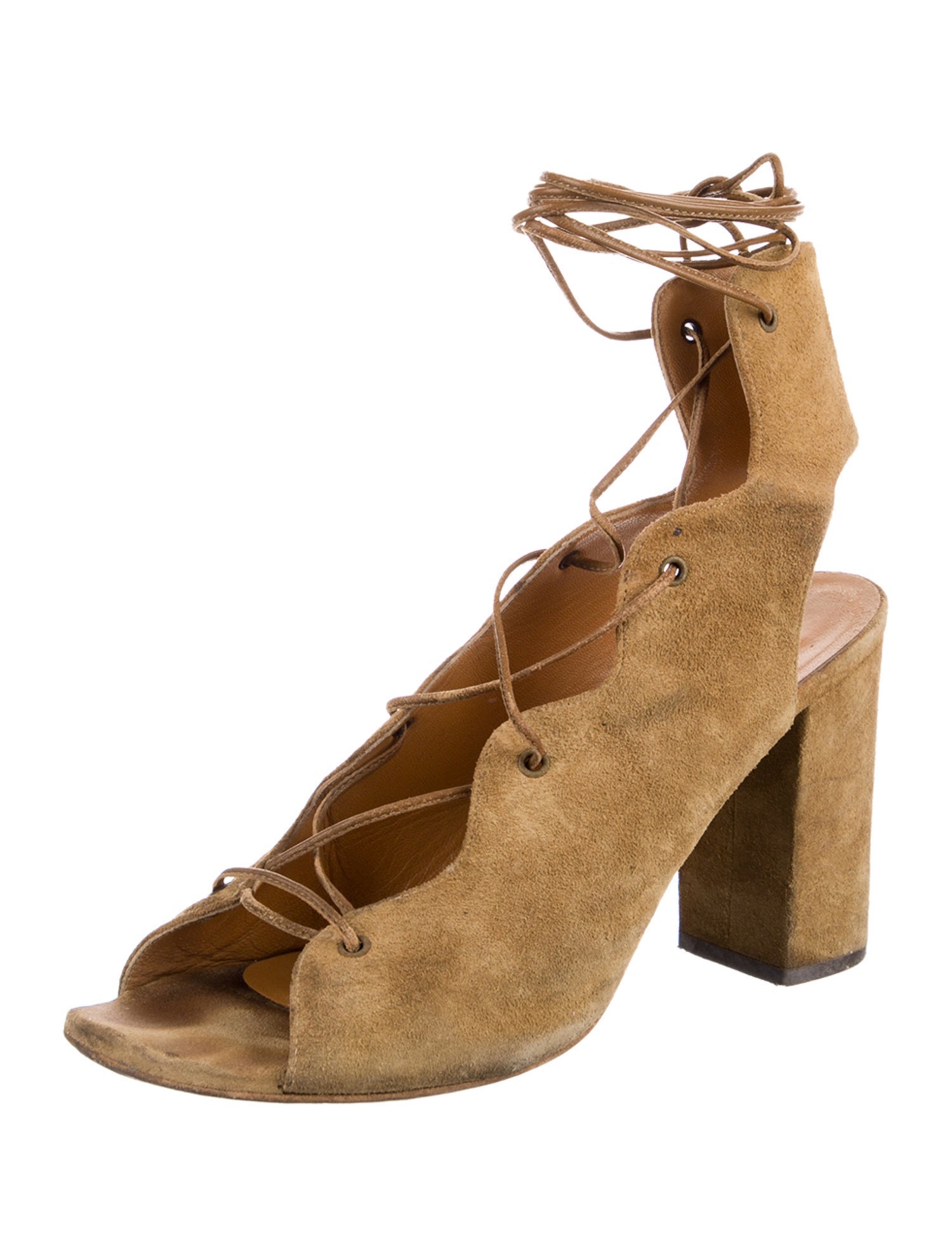 Saint Laurent Suede Sandals