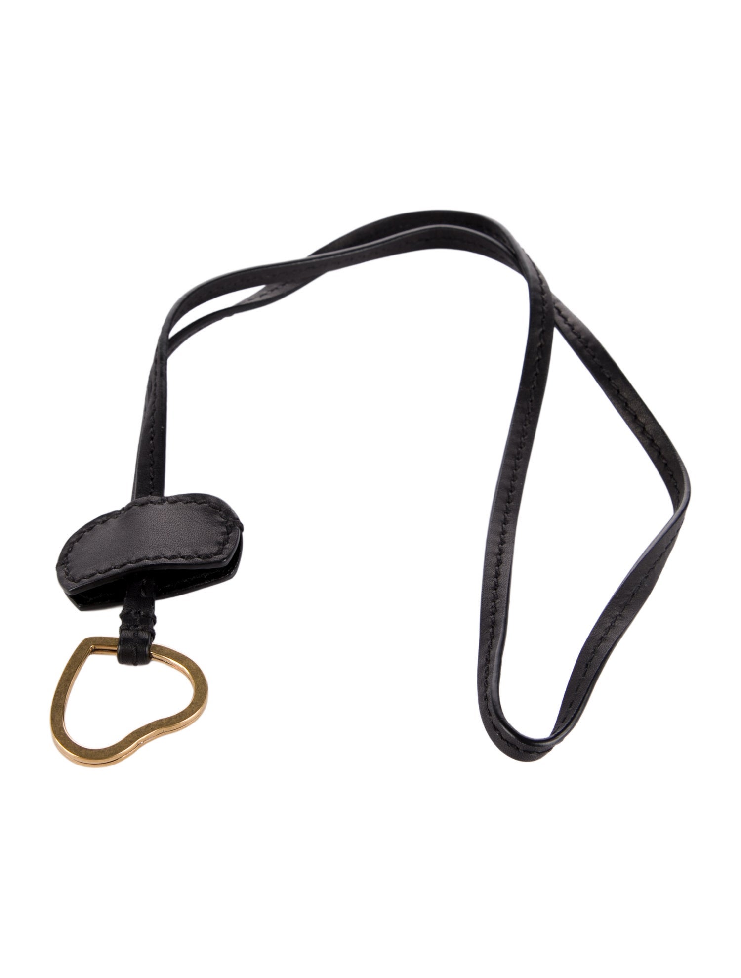 Saint Laurent Heart Shaped Keyring