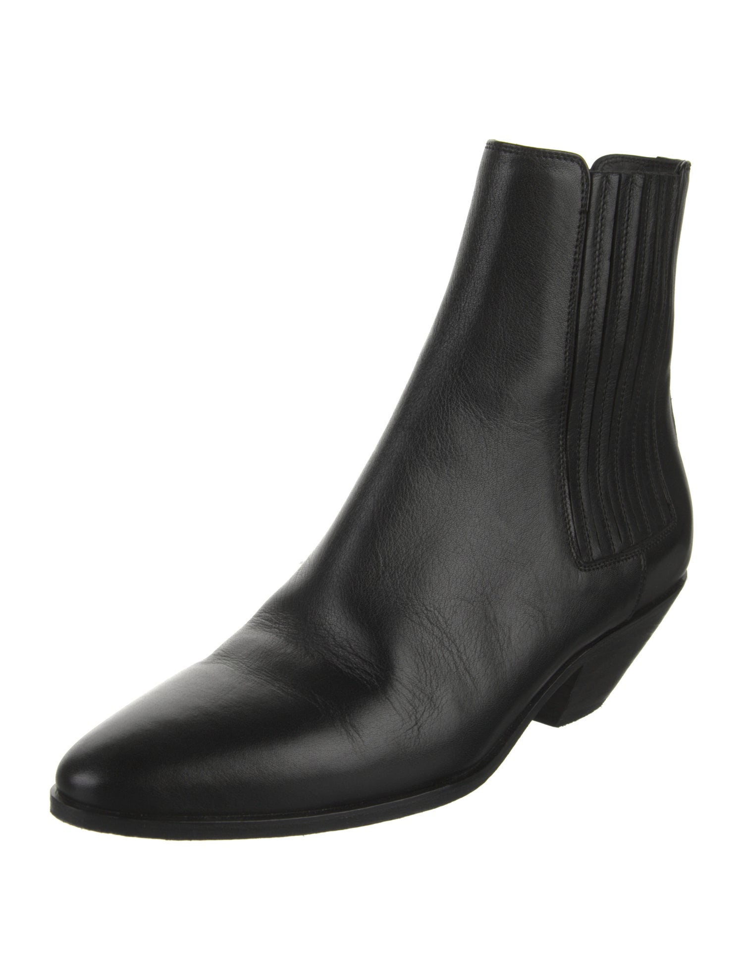 Saint Laurent Leather Chelsea Boots