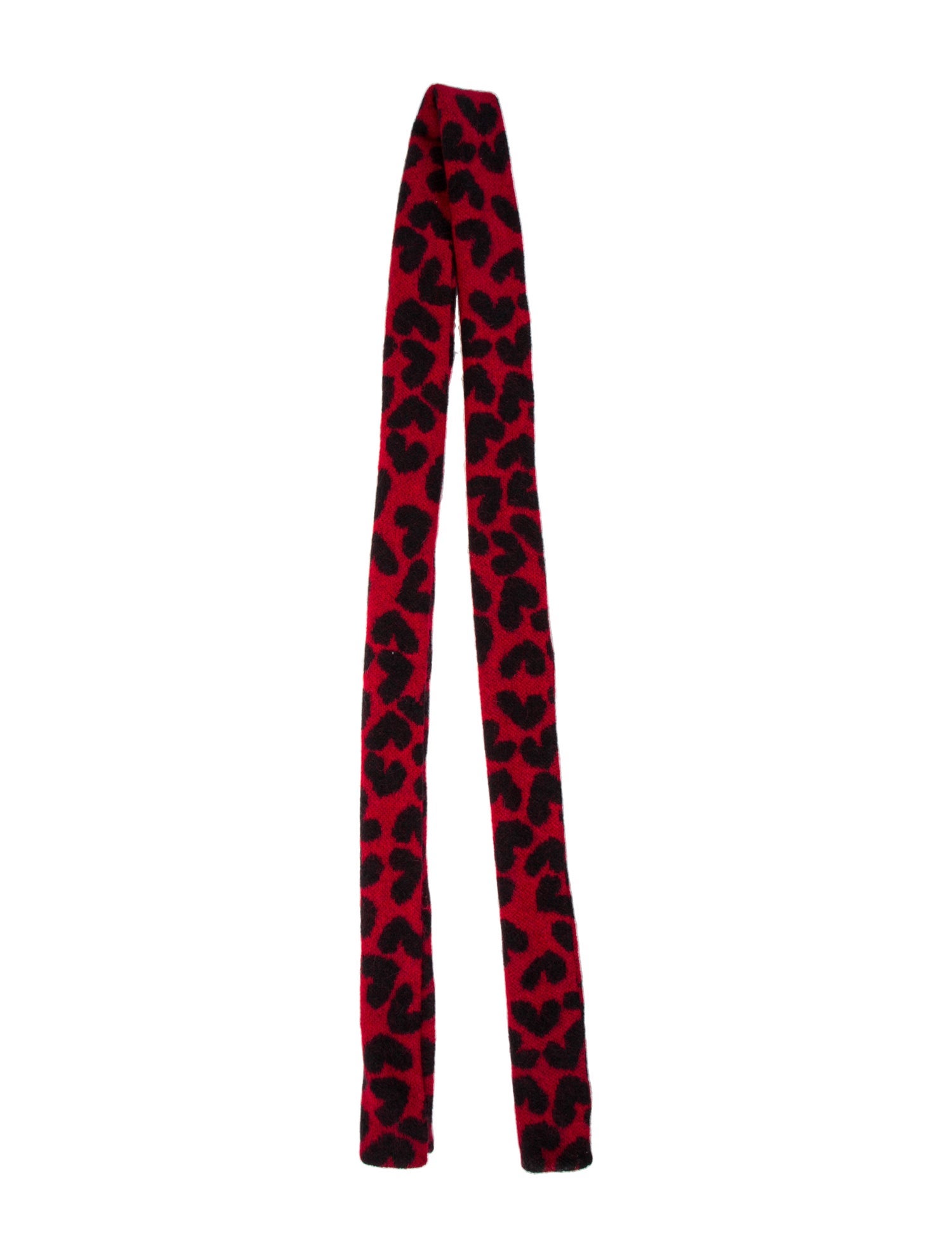 Saint Laurent Kid Mohair Printed Scarf