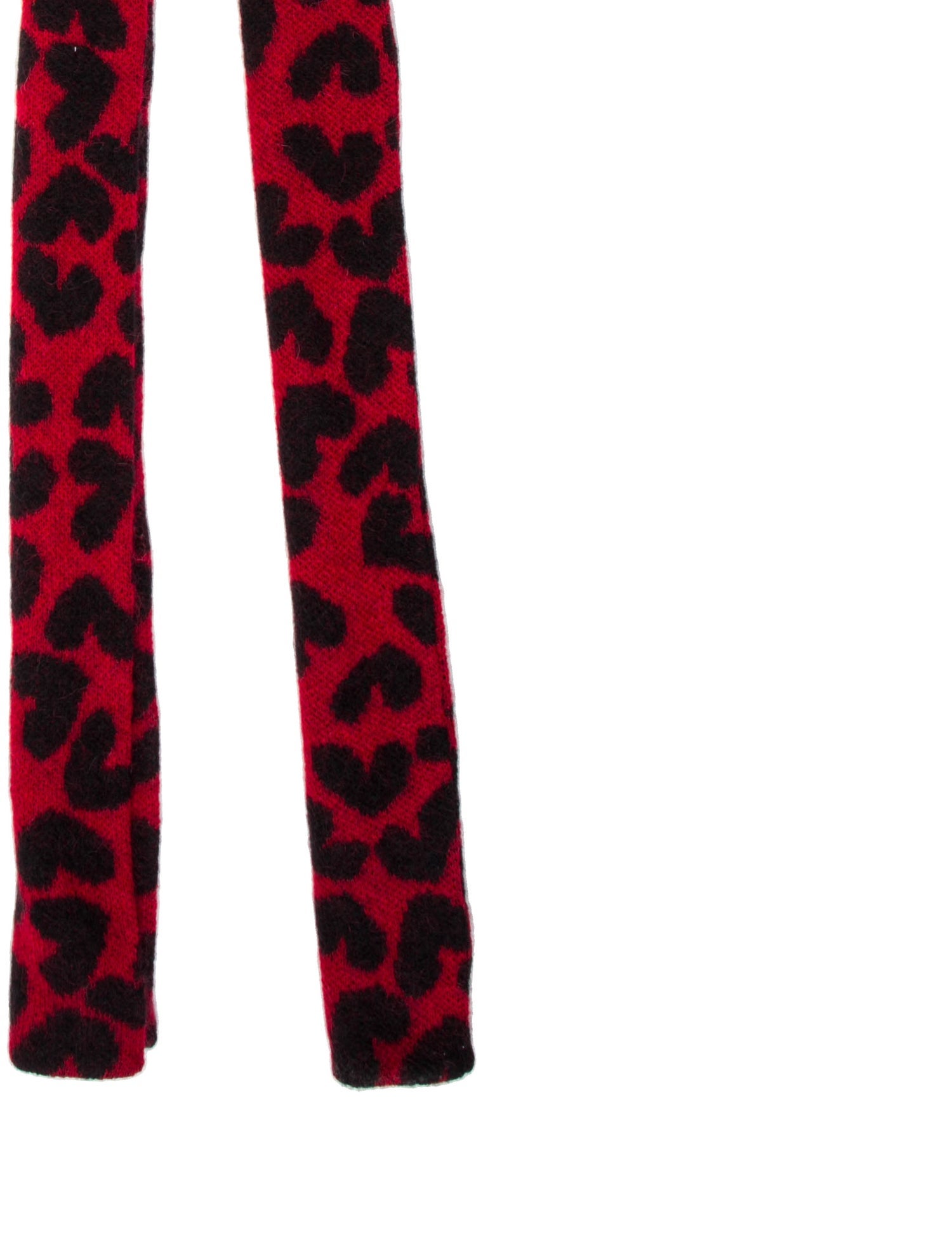 Saint Laurent Kid Mohair Printed Scarf