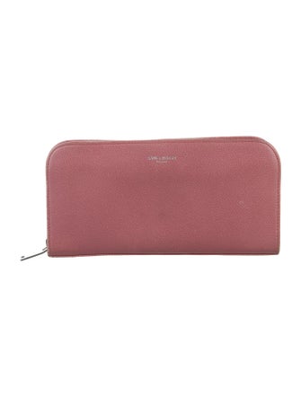 Saint Laurent 2015 Leather Continental Wallet