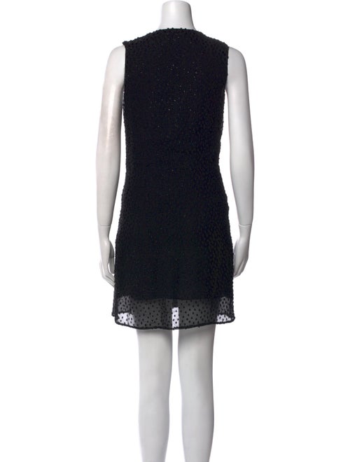 Saint Laurent V-Neck Mini Dress