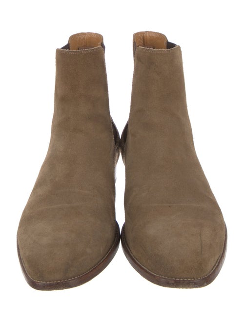 Saint Laurent Suede Chelsea Boots
