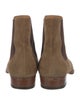 Saint Laurent Suede Chelsea Boots