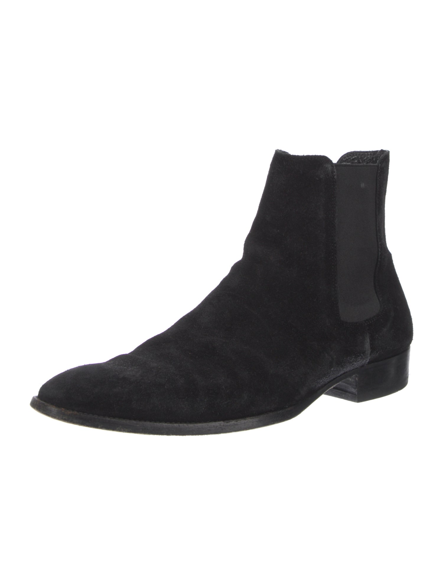 Saint Laurent Suede Chelsea Boots