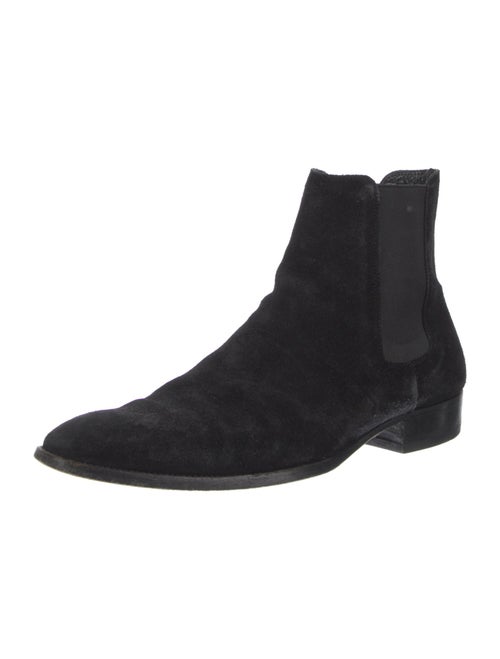 Saint Laurent Suede Chelsea Boots