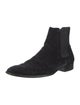 Saint Laurent Suede Chelsea Boots