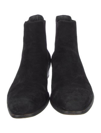 Saint Laurent Suede Chelsea Boots