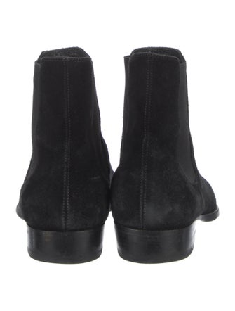 Saint Laurent Suede Chelsea Boots