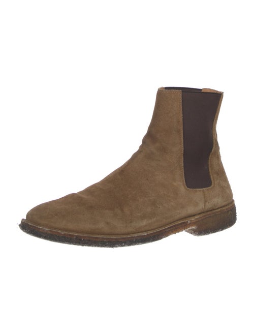 Saint Laurent Suede Chelsea Boots