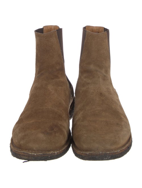 Saint Laurent Suede Chelsea Boots