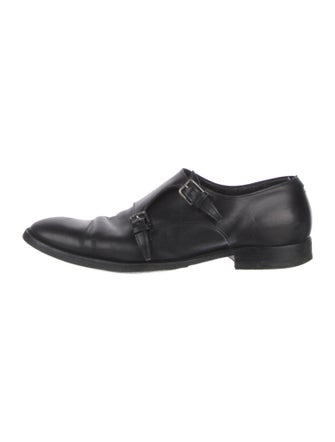 Saint Laurent Leather Monk Straps