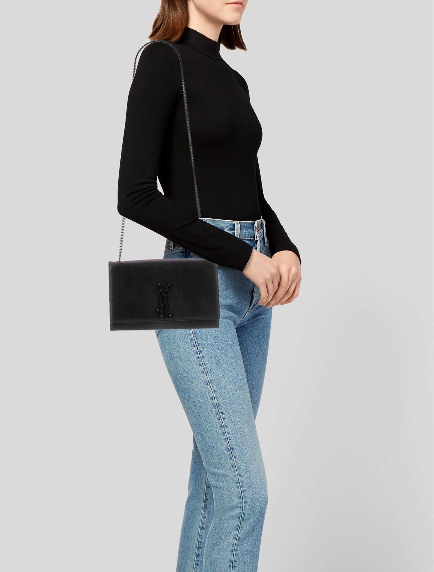 Saint Laurent Leather Kate Medium