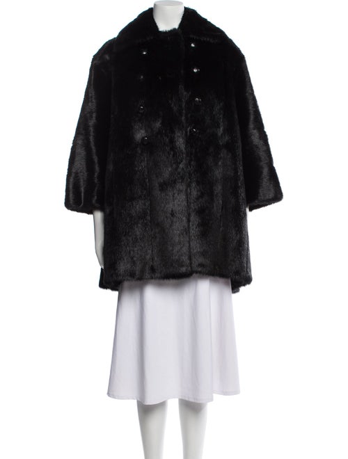 Saint Laurent Fur Faux Fur Coat