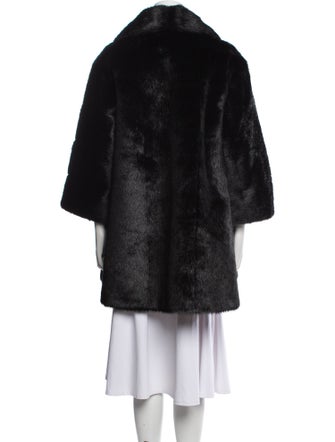 Saint Laurent Fur Faux Fur Coat