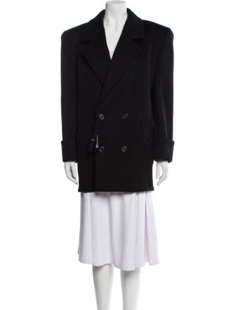 Saint Laurent Wool Peacoat