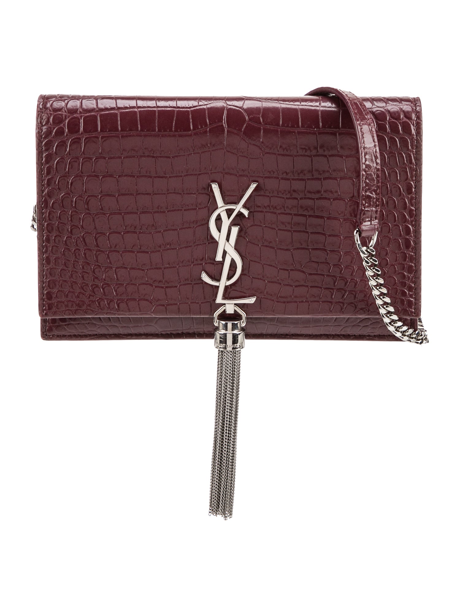 Saint Laurent Embossed Leather Kate