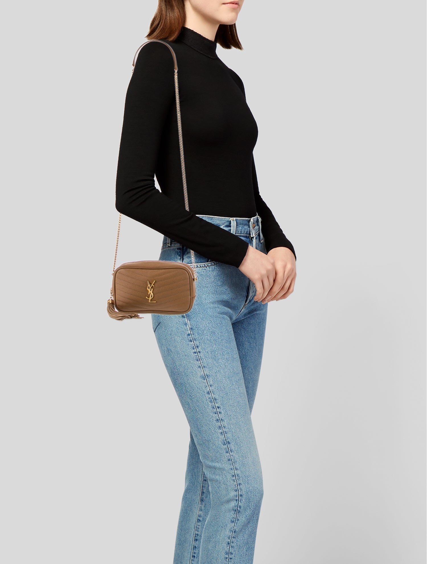 Saint Laurent Leather Lou Camera Mini