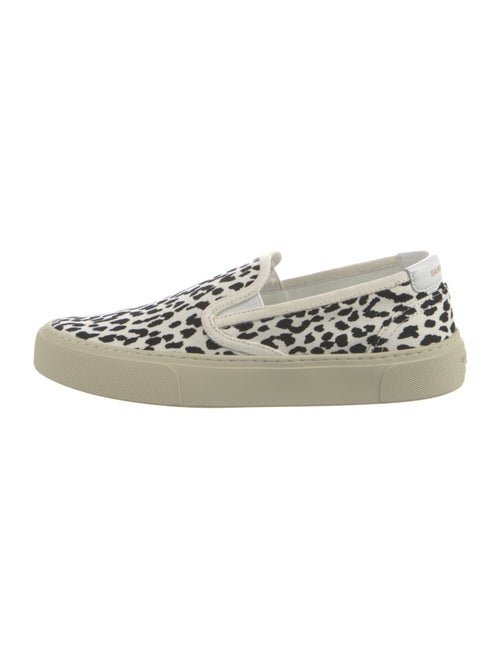 Saint Laurent Canvas Animal Print Sneakers