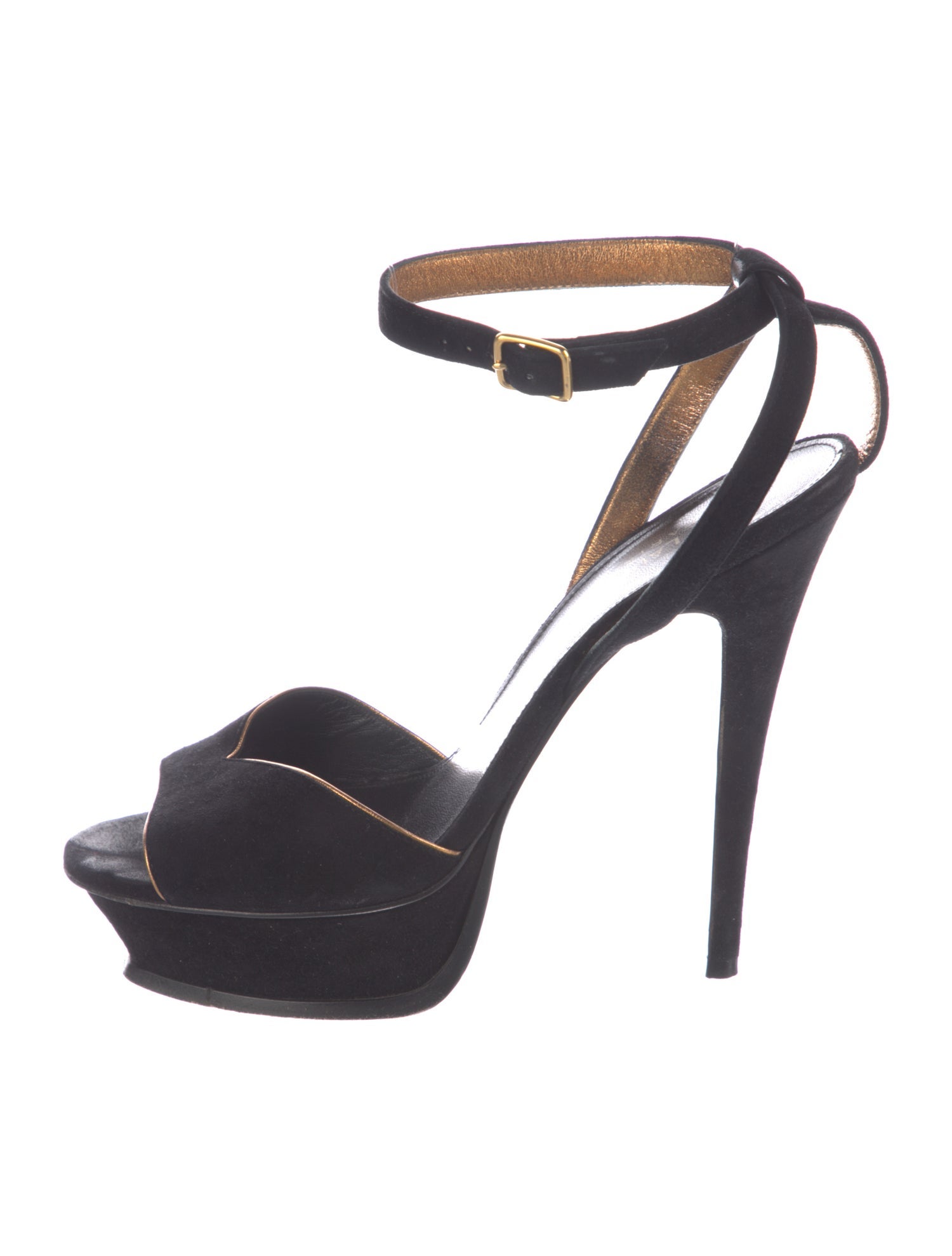 Saint Laurent Suede Sandals