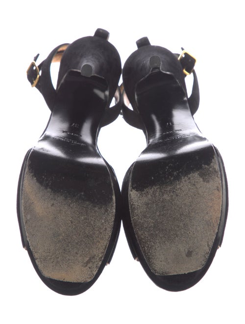 Saint Laurent Suede Sandals