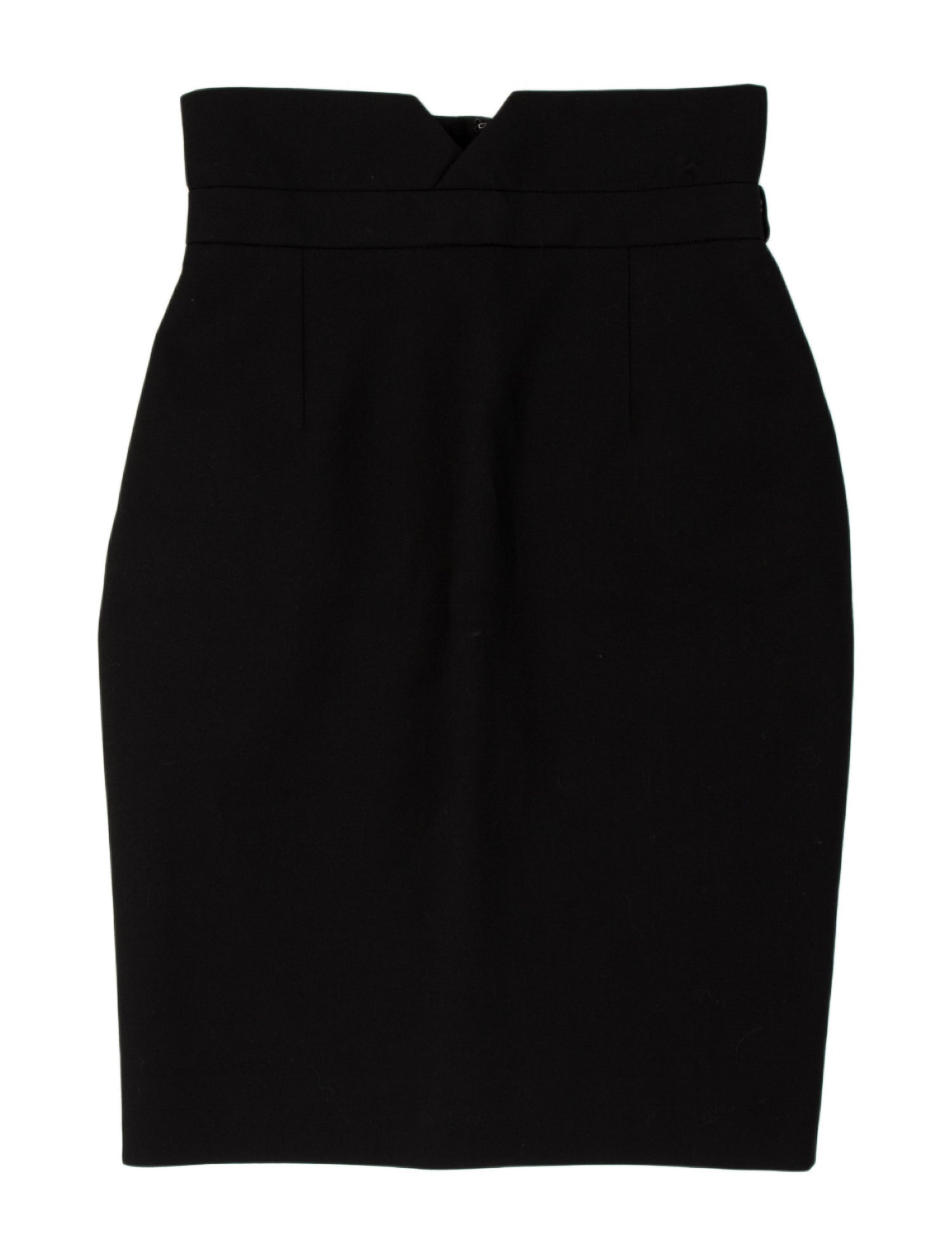 Saint Laurent Virgin Wool Knee-Length Skirt