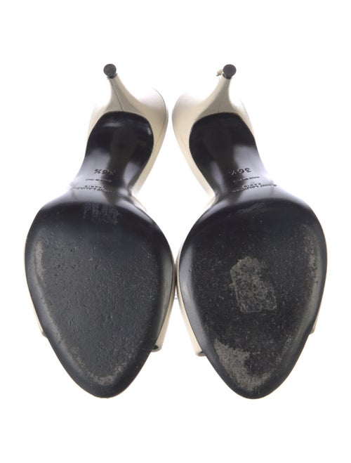 Saint Laurent Leather Slides