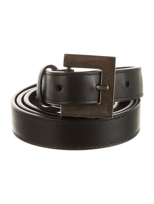 Saint Laurent Skinny Leather Belt