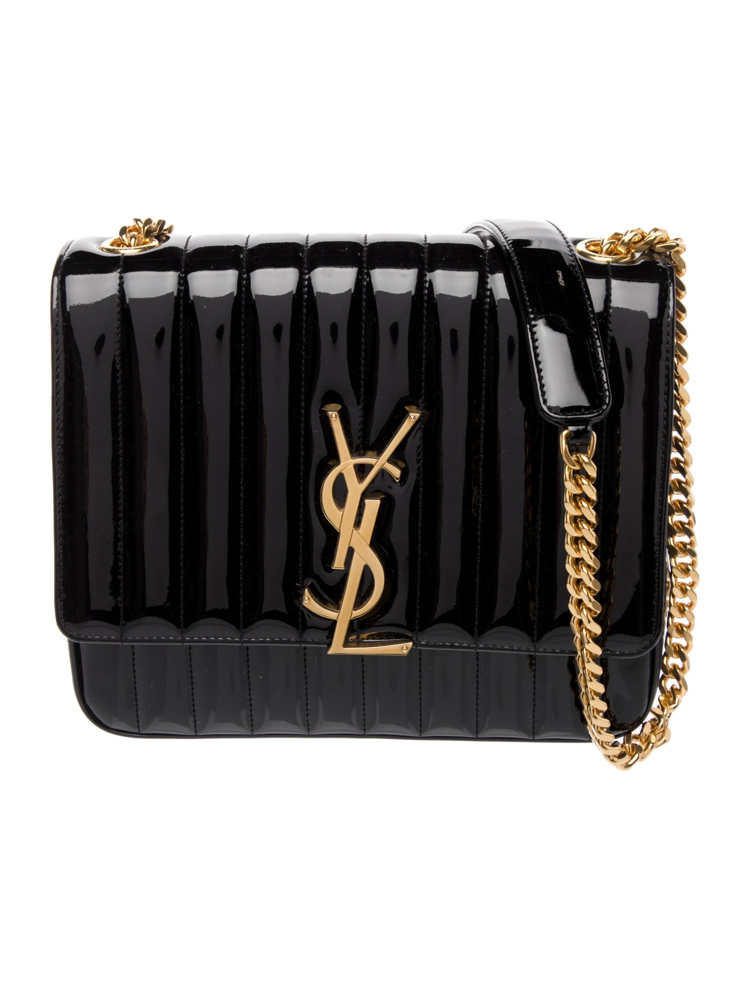 Saint Laurent Quilted Vicky Bag