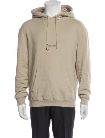 Saint Laurent 2021 Signature Logo Hoodie