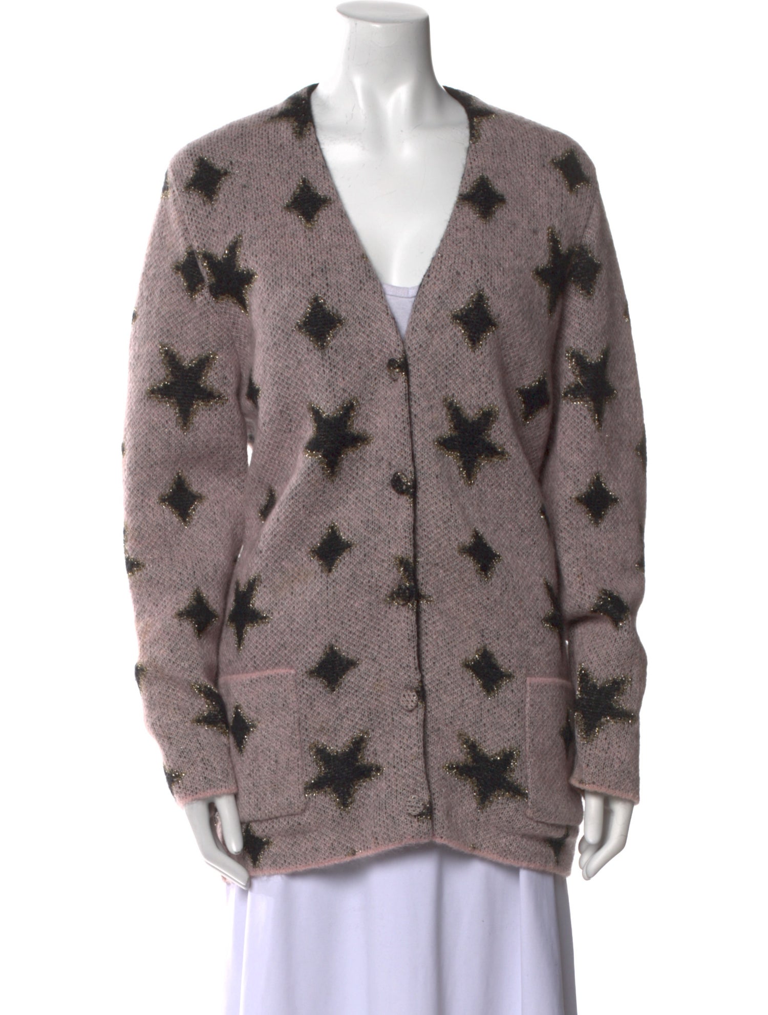 Saint Laurent Mohair Printed Sweater