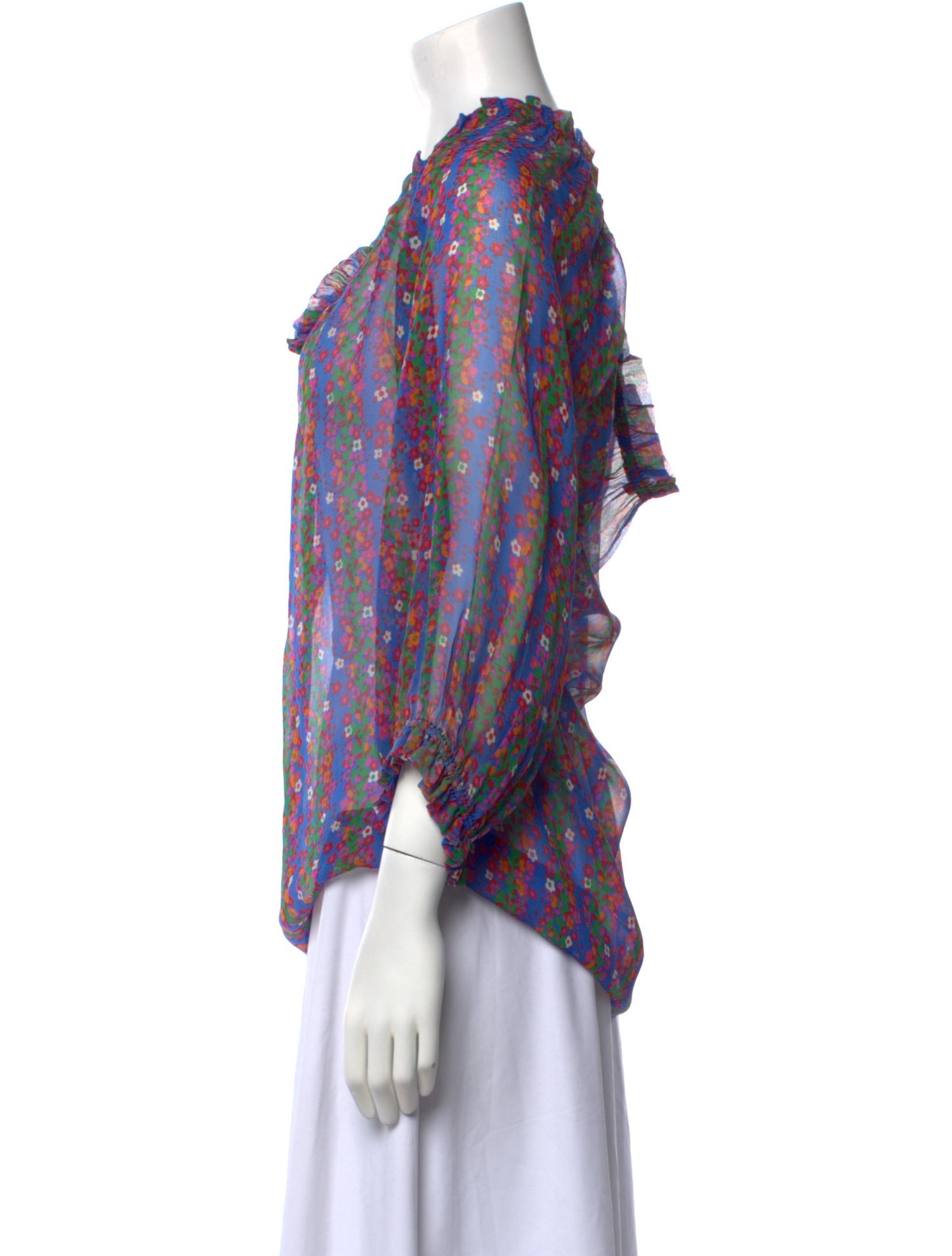 Yves Saint Laurent Rive Gauche Vintage 1977 Blouse