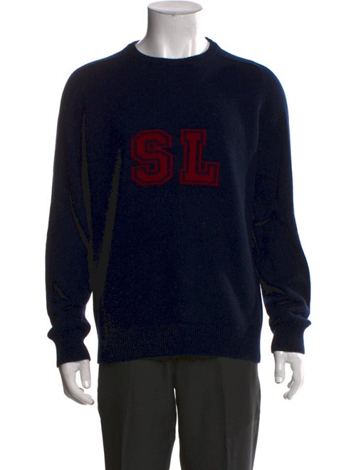 Saint Laurent 2017 Signature Logo Pullover