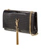 Saint Laurent Embossed Leather Clutch