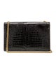 Saint Laurent Embossed Leather Clutch