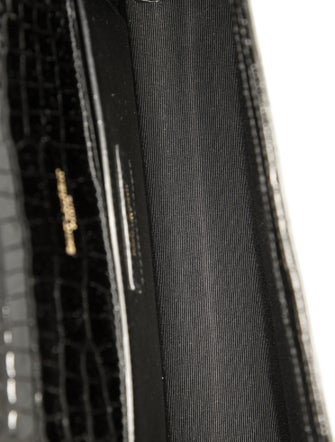 Saint Laurent Embossed Leather Clutch