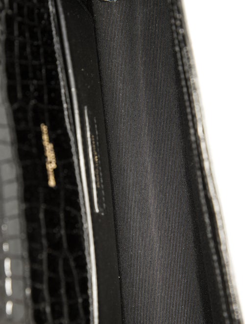 Saint Laurent Embossed Leather Clutch