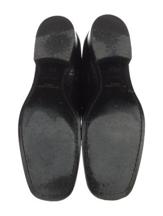 Saint Laurent Patent Leather Combat Boots