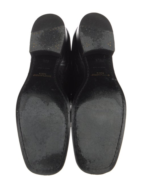 Saint Laurent Patent Leather Combat Boots