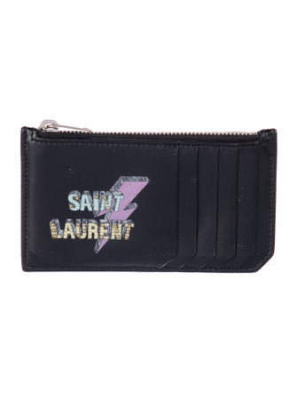 Saint Laurent 2017 Logo Fragments Card Holder