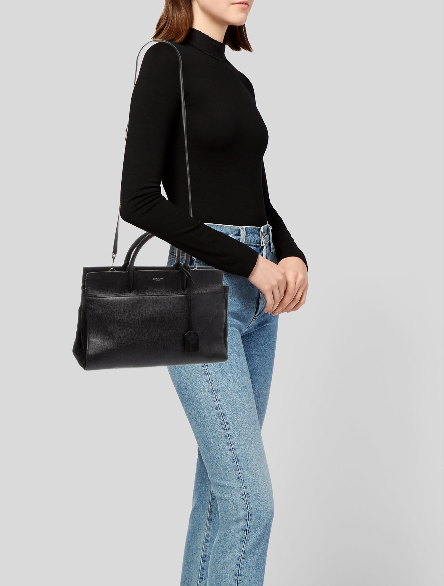 Saint Laurent Leather Rive Gauche Medium