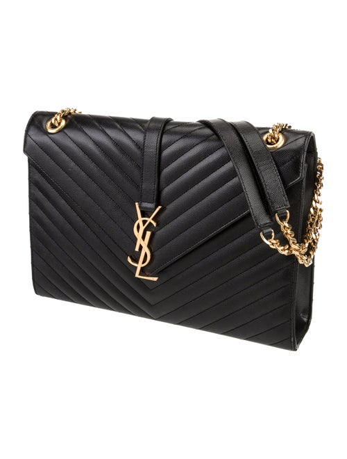 Saint Laurent Leather Envelope Large