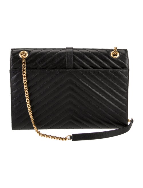 Saint Laurent Leather Envelope Large